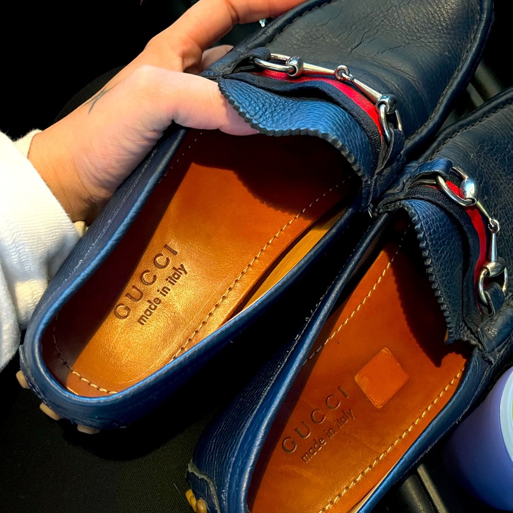 GUCCI Men’s loafers sz10